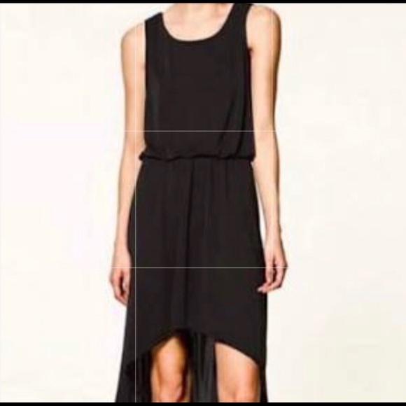 Black High-low Dress - Picture 1 of 6